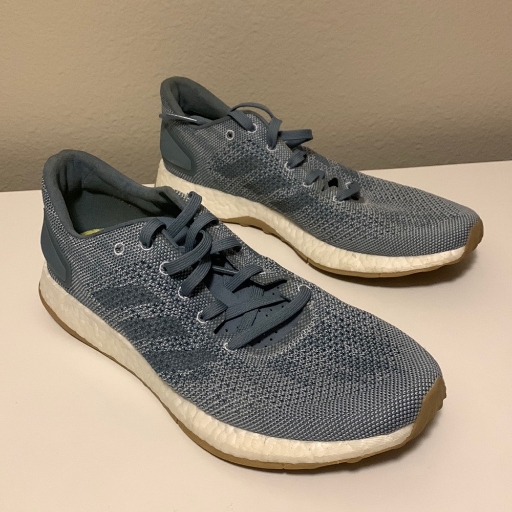 (8.5M/10W) Blue Pureboost Adidas Running Shoe